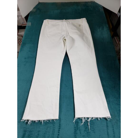 Joes Jeans Size 28 Petite Womens White Stretch Pants Ladies Mid Rise Bootcut USA - Picture 11 of 13
